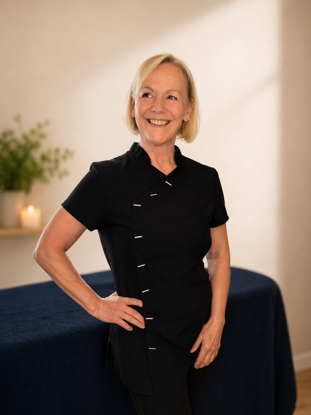 Claire Masser, mobile massage therapist